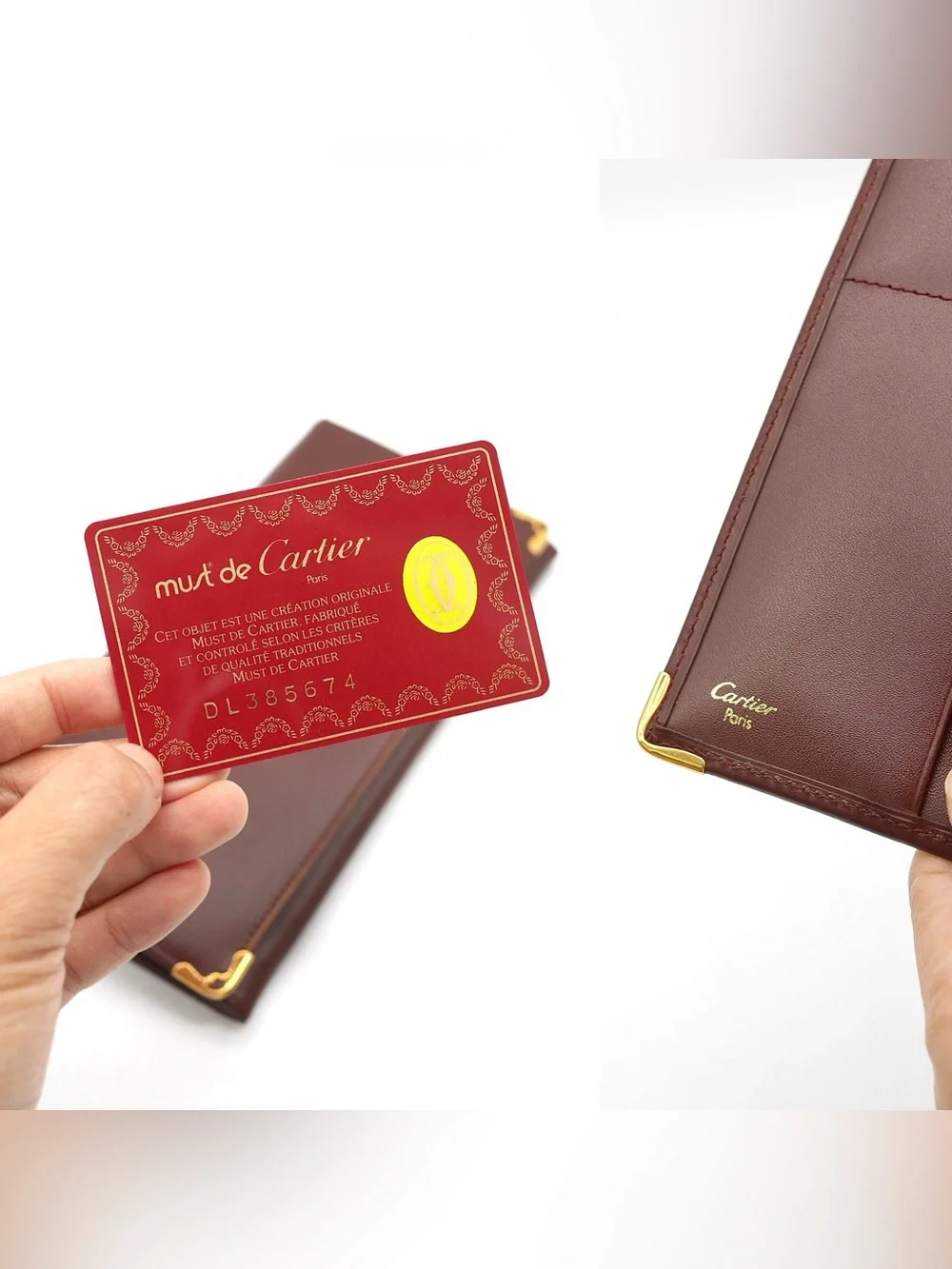 🍓CARTIER Bifold Long Classic Wallet